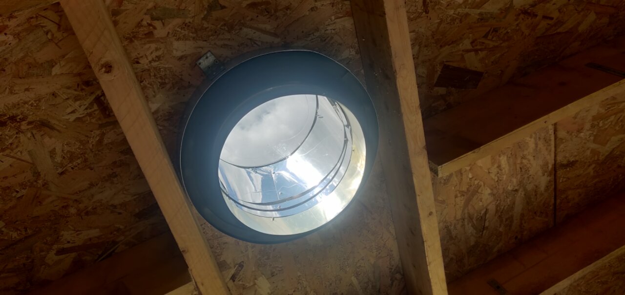 Puits de lumière bac acier chantiers d